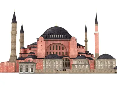 Hagia Sophia Ayasofya camii 3D model