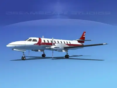 Swearingen SA226 Capital Airlines 3D model