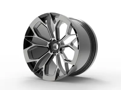 car rim design Free 3D print model