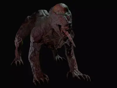 Bio Hound Free low-poly 3D model