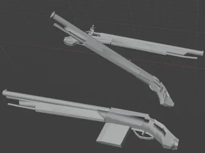 las tres escopetas  3D model
