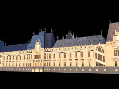 Palatul Culturii Iasi 3D model