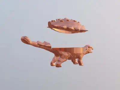 Ankylosaurus casket 3D print model