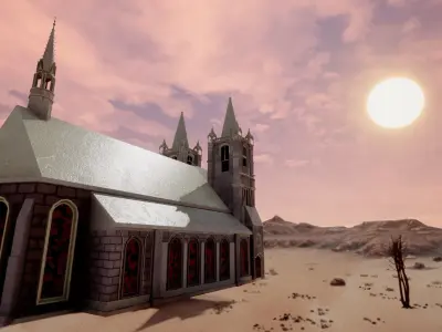 Temple church 3D model