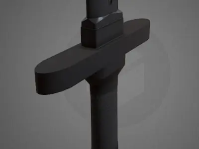 Training Sword Free low-poly 3D model