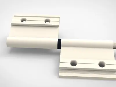 360 DEGREE HINGES 3D model