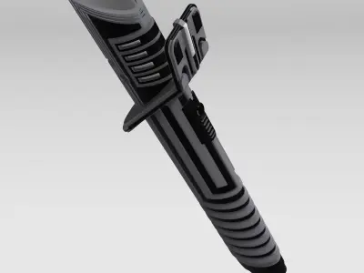 Darksaber razor blade 3D print model