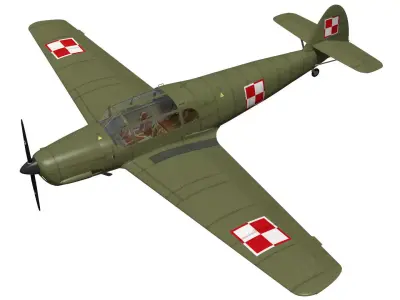 messerschmitt bf108 Taifun 3D model