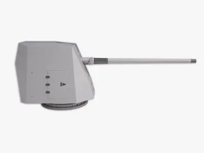 Mark 45 mod4 3D model 3D model