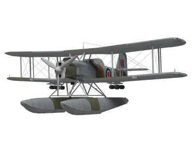 Fairey SeaFox 3D model