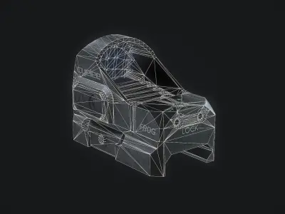 RDS Cyelee Frog Low-poly 3D model