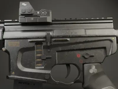 RIFLE ag Low-poly 3D model