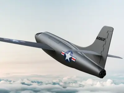 BELL X-1 A - 3D print scale model -STL 3D print model