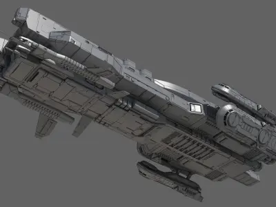 Battlecruiser Class A 3D model