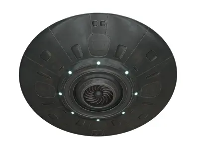 UFO Spaceship Low-poly 3D model