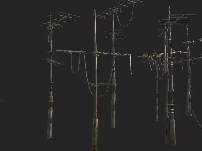 Antenna Pack PBR  Low-poly 3D model