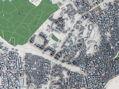 Alicante City Spain 3D model