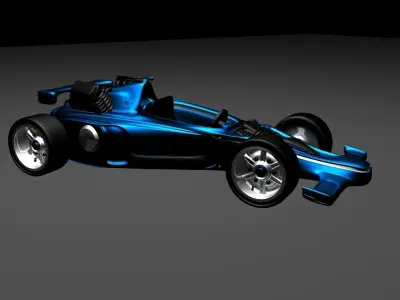 f1 car Free low-poly 3D model
