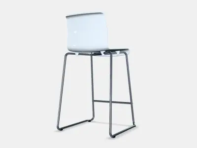 GLENN Bar stool Low-poly 3D model