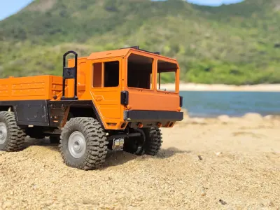 Crawler Baby Cat 1 Cab - 1-18 TRX4M RC body 3D print model