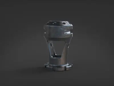 muzzle brake vol10 3D model