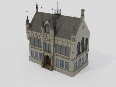 Inverness Stone Townhouse building 3D model