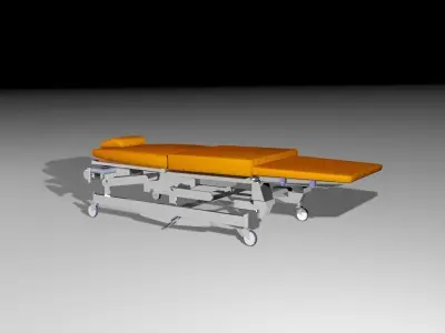 Ambulance Bed for Ambulance 3D model