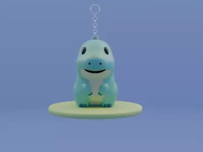 Cute Dino 3D Toy 3D model