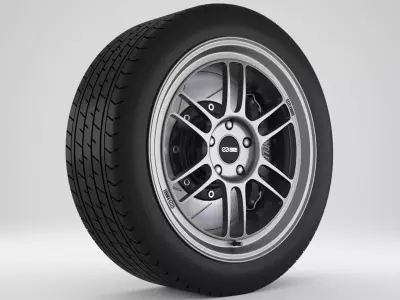 Enkei Performance RPF01 Rim 3D model