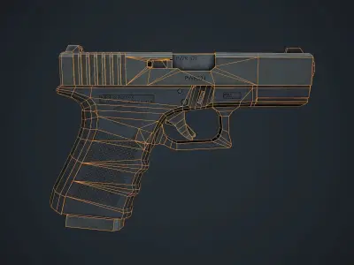 Weapons Pack Low Poly Mobile Ready Low-poly 3D model