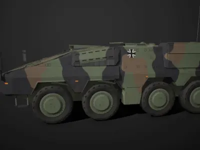 GTK Boxer APC IFV All Pack Low-poly 3D model