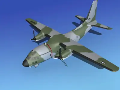 Alenia C-27A Spartan USAF 2 3D model