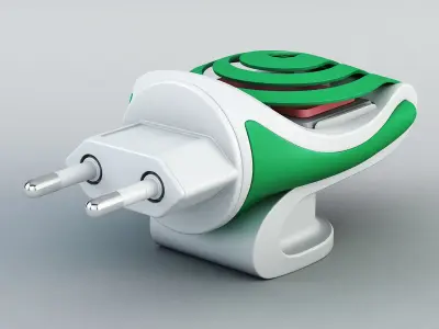 Mosquitall fumigator green 3D model