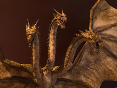 ghidhorah maya model 3D model