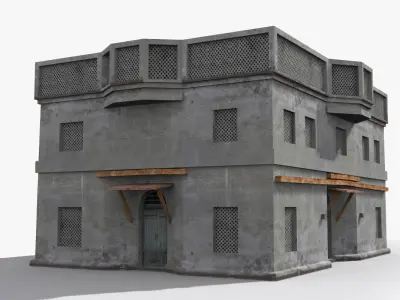 Arab x25 Low-poly 3D model