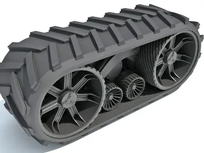 Track kit V1 3D model