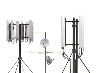 Radio Antenna 3D model