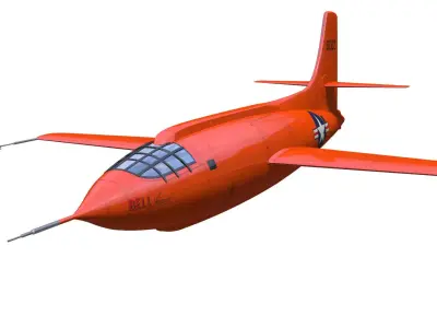 bell X-1 3D model