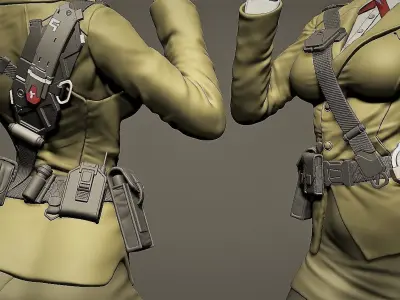Major Motoko Kusanagi 3D print model