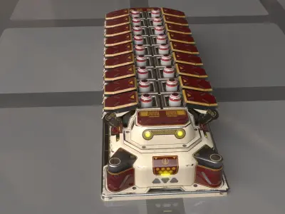 Imperial SX Sparrow Missile Pod 3D model