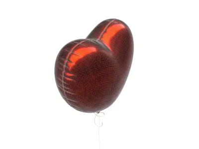 heart balloon 3D model