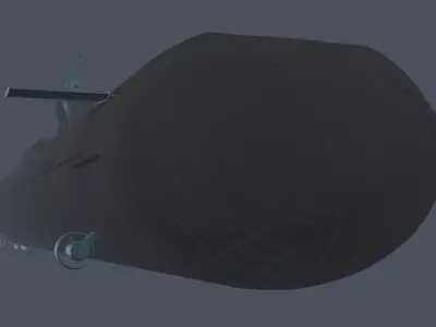 Typhoon Akula Class 3D model