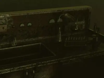 Abandoned Horror Laboratory Pack Low-poly 3D model