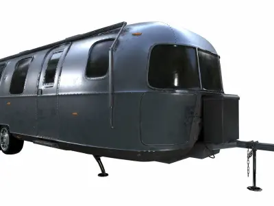 trailer airstream Free 3D model
