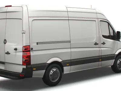 Volkswagen Crafter Van L2H2 2016 3D model