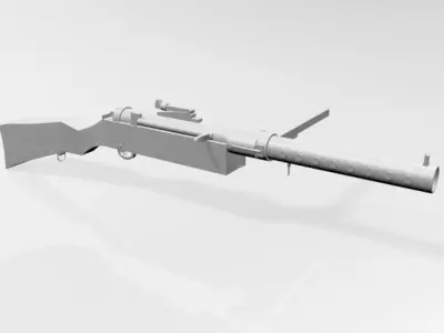 MP 28 Gun 01 3D model