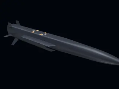 Supersonic Cruise Missile 3D model
