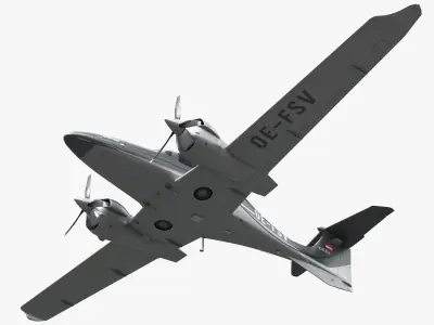 Diamond DA62 3D model