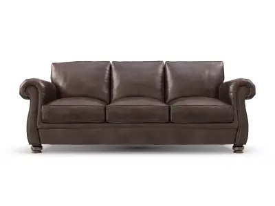 Roselake Leather Sofa Created For Macys Free 3D model