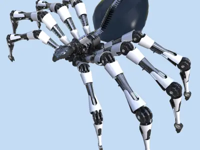 Spider robot 3D model